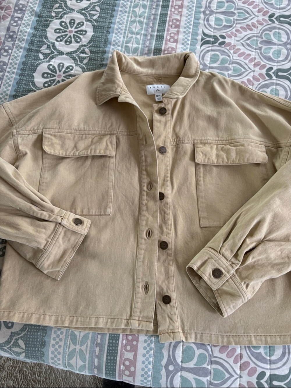 Rusty Beige Jean Jacket